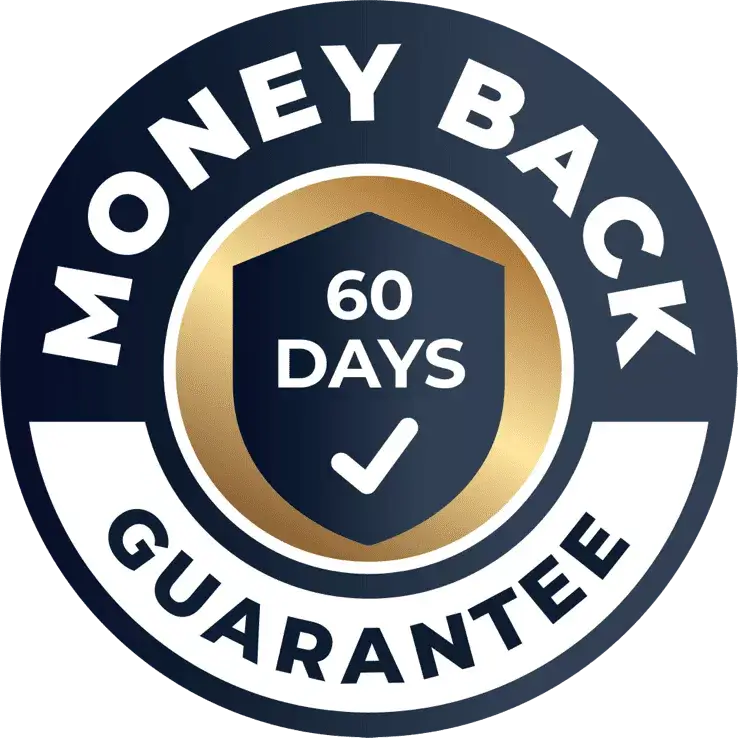 NervoVive 60-day money-back guarantee badge